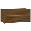 GARTENBOX Honigbraun 101x50,5x46,5 cm Massivholz Kiefer - Braun, Holz (101/46.5/50.5cm) - furnicato
