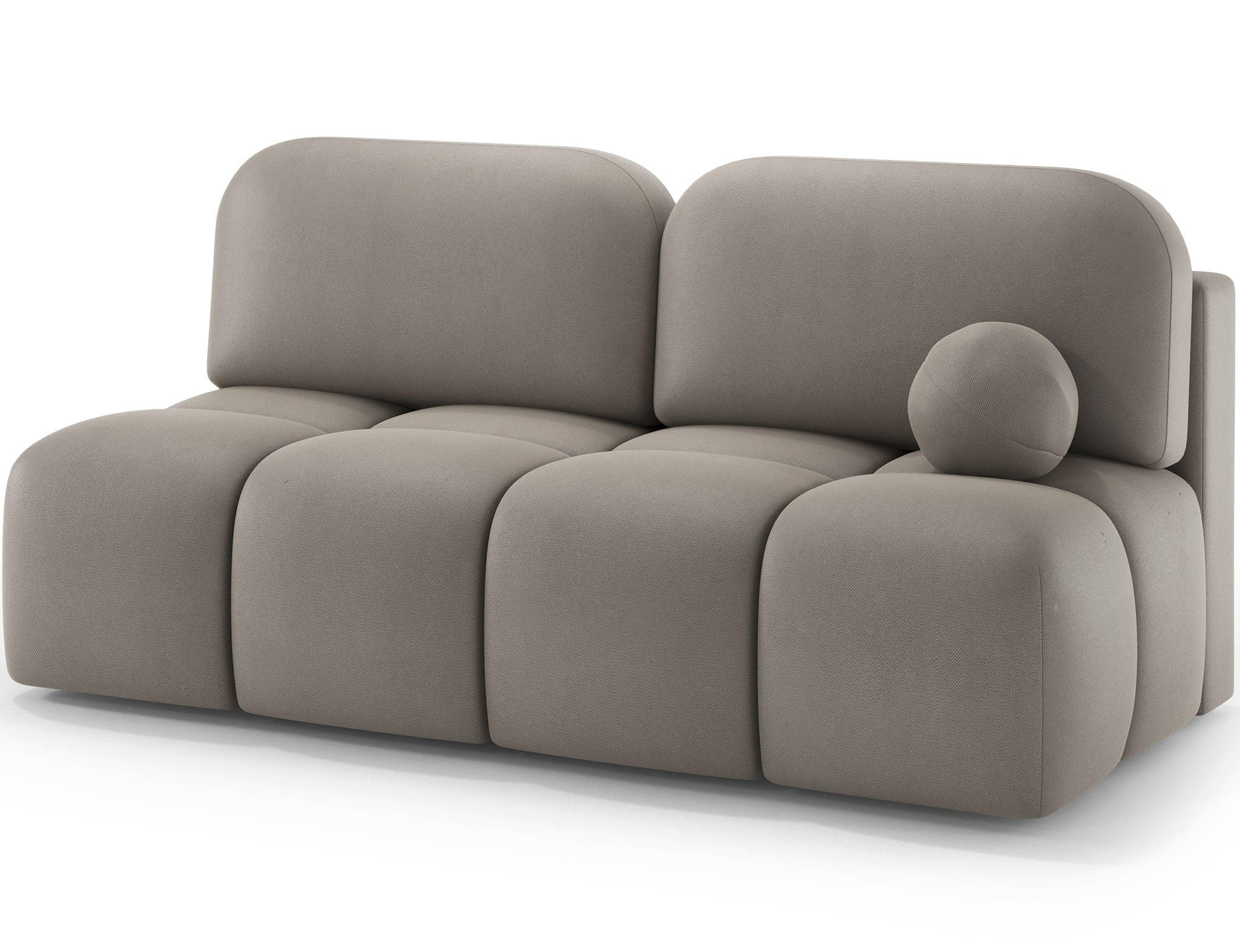 SCHLAFSOFA Nuwia mit Schlaffunktion und Bettkasten – Modernes Designsofa mit Schlafauszug und dekorativer Steppung - Beige, Kunststoff (200/102/100cm) - Wohnideebilder