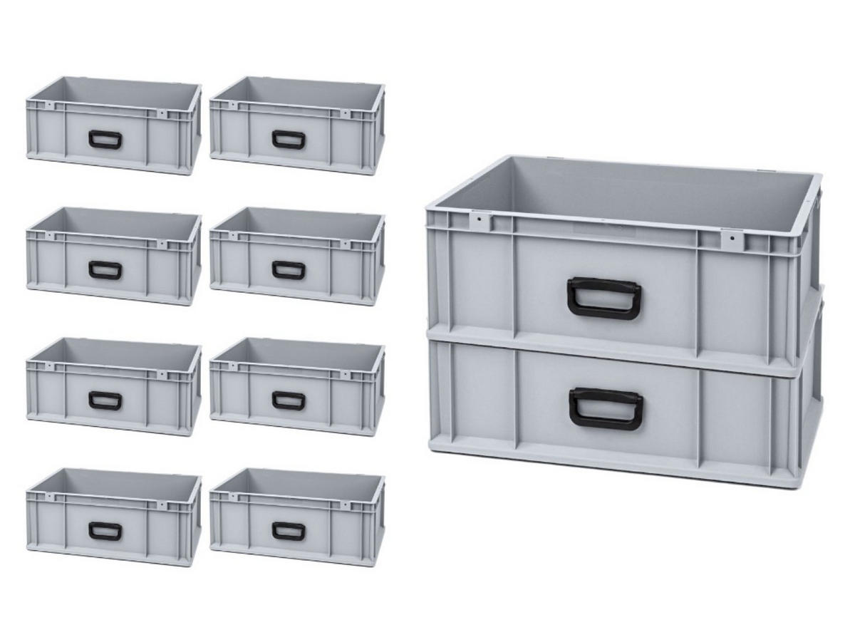 EUROBOX Nextgen Portable Uno 22x40x60cm  44 Liter - Grau, Kunststoff (40/22/60cm) - PROREGAL