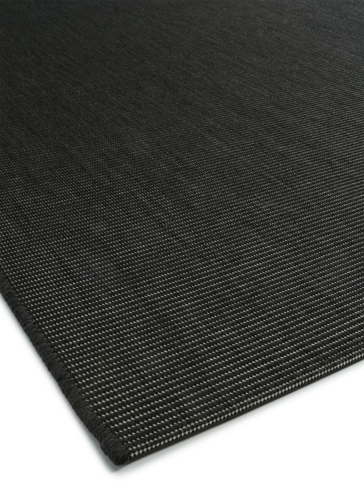 OUTDOORLÄUFER Metro Schwarz 80x240 cm - Schwarz, Textil (80/240cm) - benuta Nest