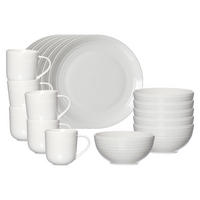 FRÜHSTÜCKS-SET Levi Weiß 18er Set - Weiß, Keramik (1/1/1cm) - Ritzenhoff Breker