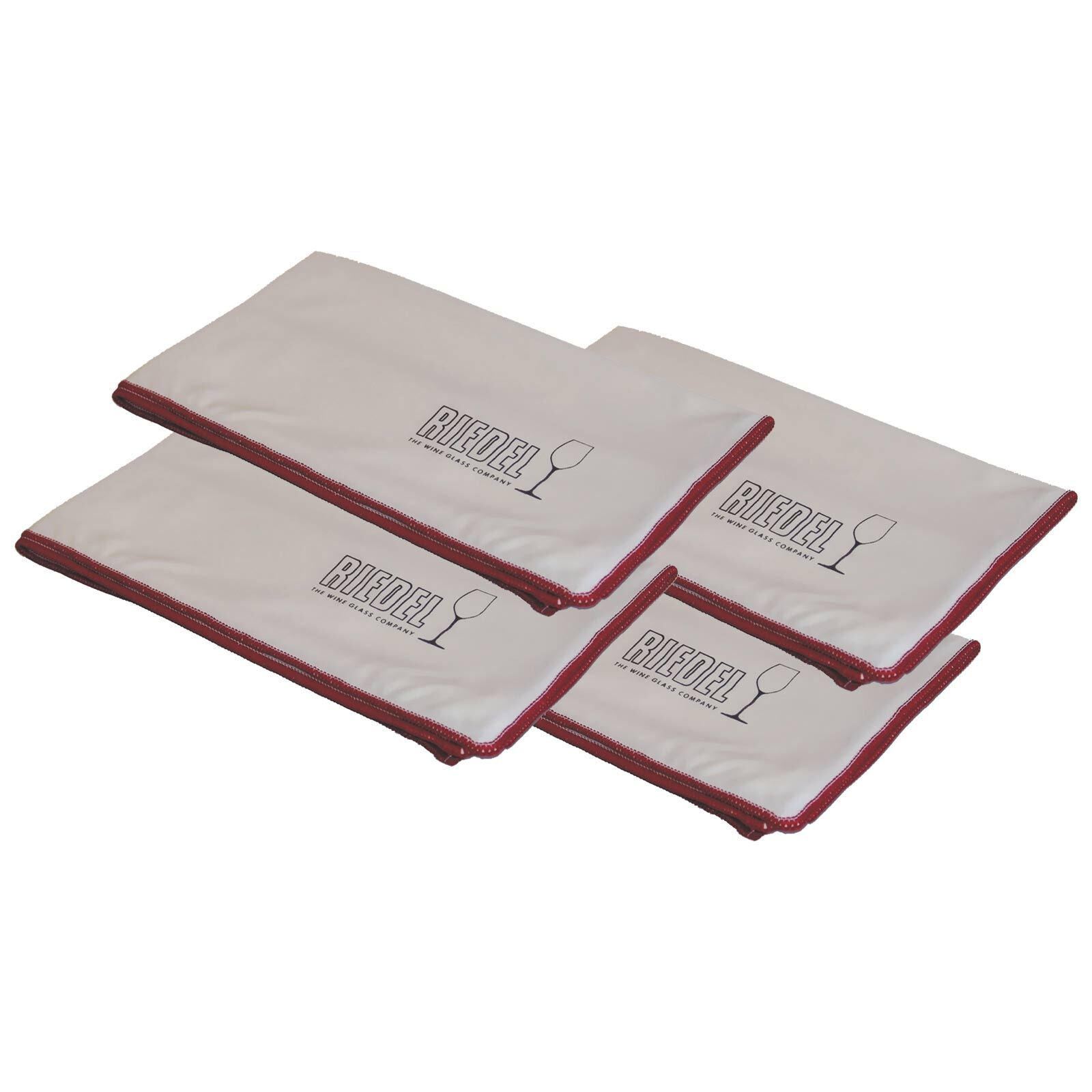 POLIERTÜCHER weiß 28,5 x 16,8 cm 4er Set - Weiß, Kunststoff (18.6/28.5cm) - Riedel