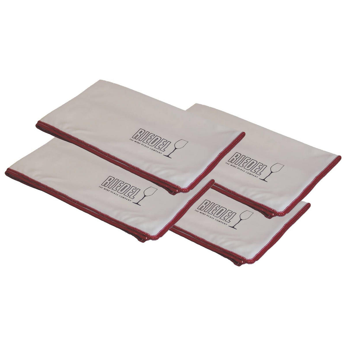 POLIERTÜCHER weiß 28,5 x 16,8 cm 4er Set - Weiß, Kunststoff (18.6/28.5cm) - Riedel