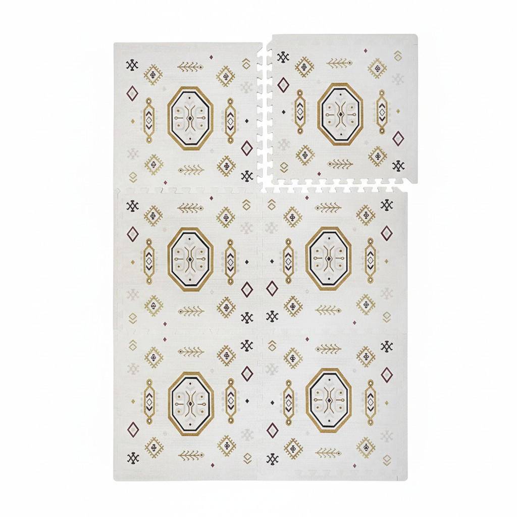 SPIELMATTE Amira Golden Clay braun 120x180 - Braun, Kunststoff (120/180cm)