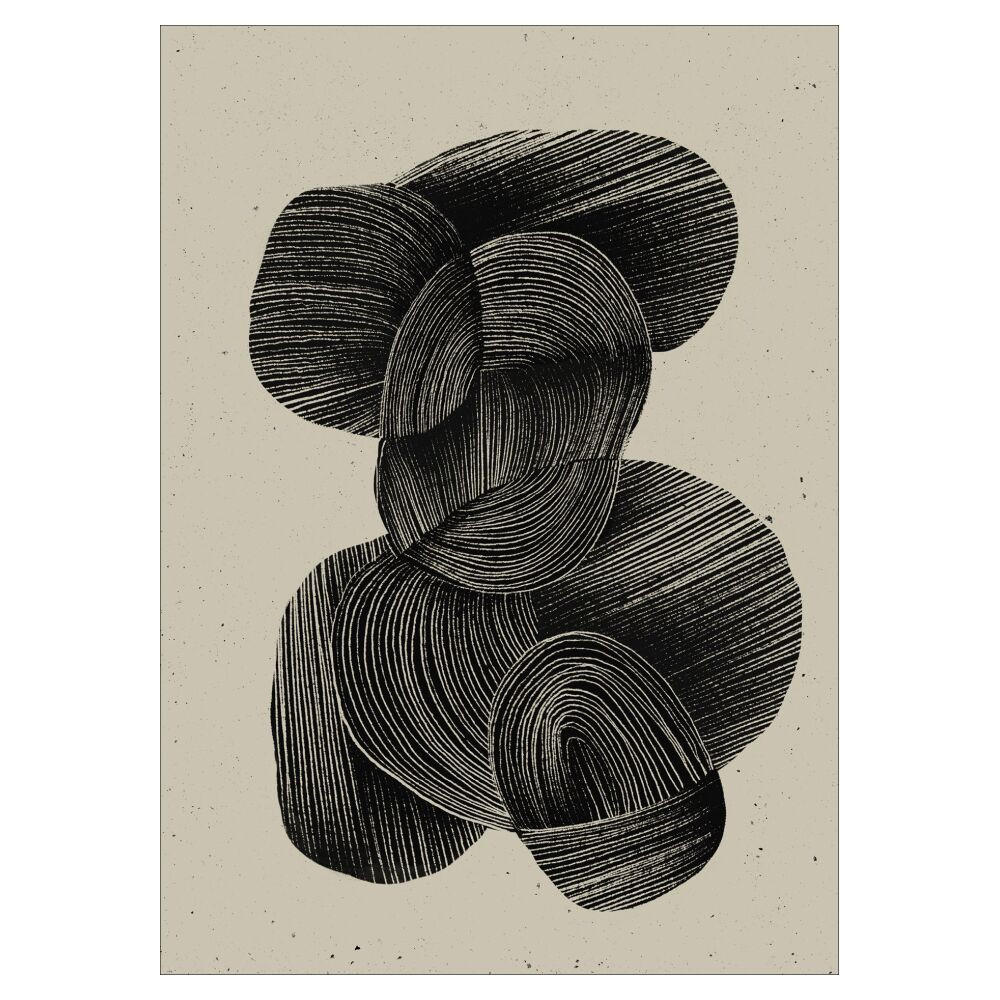 POSTER Treechild - Straw No.2 - Schwarz, Papier (70/100/0.1cm) - Poster&Frame