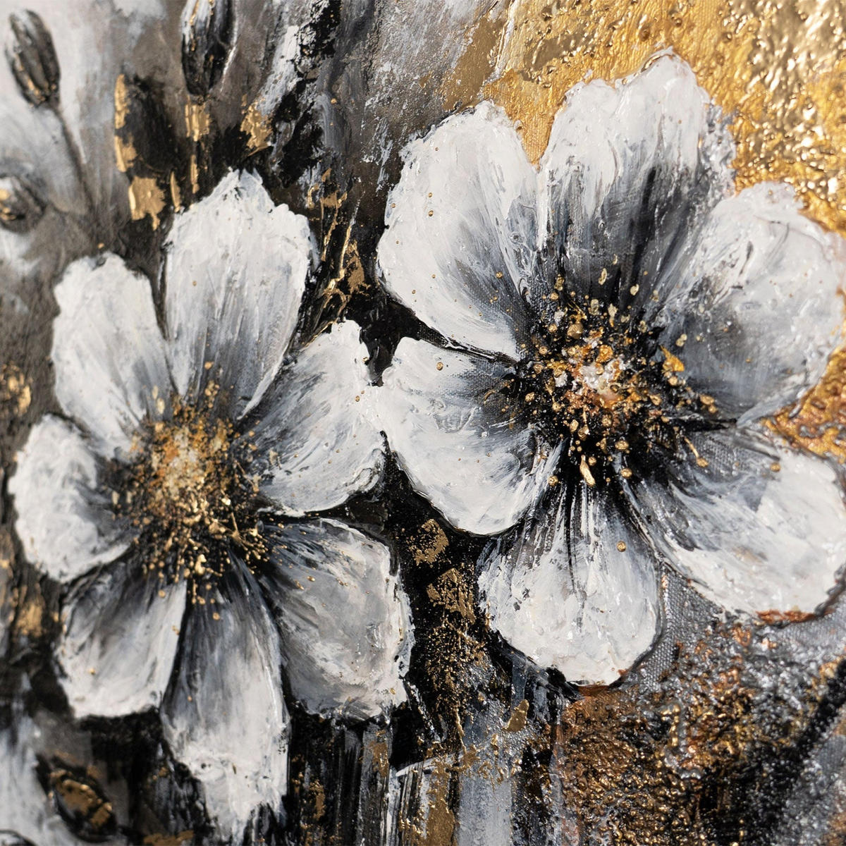 GEMÄLDE Glühen der Farben auf Keilrahmen 115x50 cm - Braun, Holz (115/50cm) - YS-art gallery