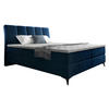 BOXBETT Forever - Blau/Schwarz, Holz/Textil (140/200cm) - MIRJAN24