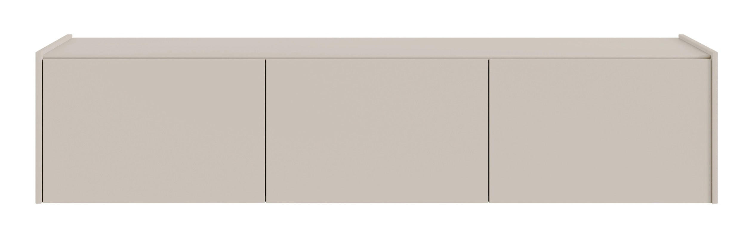 TV-LOWBOARD Magro 2-türig hängend oder stehend, Kaschmirgrau, 180 cm - Taupe, Holzwerkstoff (180/46.2/39cm) - Selsey