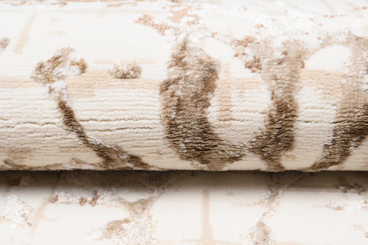 TEPPICH HERA Creme Beige 120/170 cm - Beige/Creme, Textil (120/170cm) - Tapiso