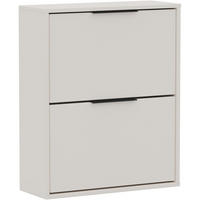 SCHUHSCHRANK Muno mit 2 Türen, Sandfarben - Sandfarben, Holzwerkstoff (60/87.5/30cm) - Beautysofa