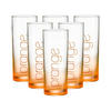 TRINKGLÄSER Favo Orange 360 ml 6er Set - Orange, Glas (0.36L) - Ritzenhoff Breker