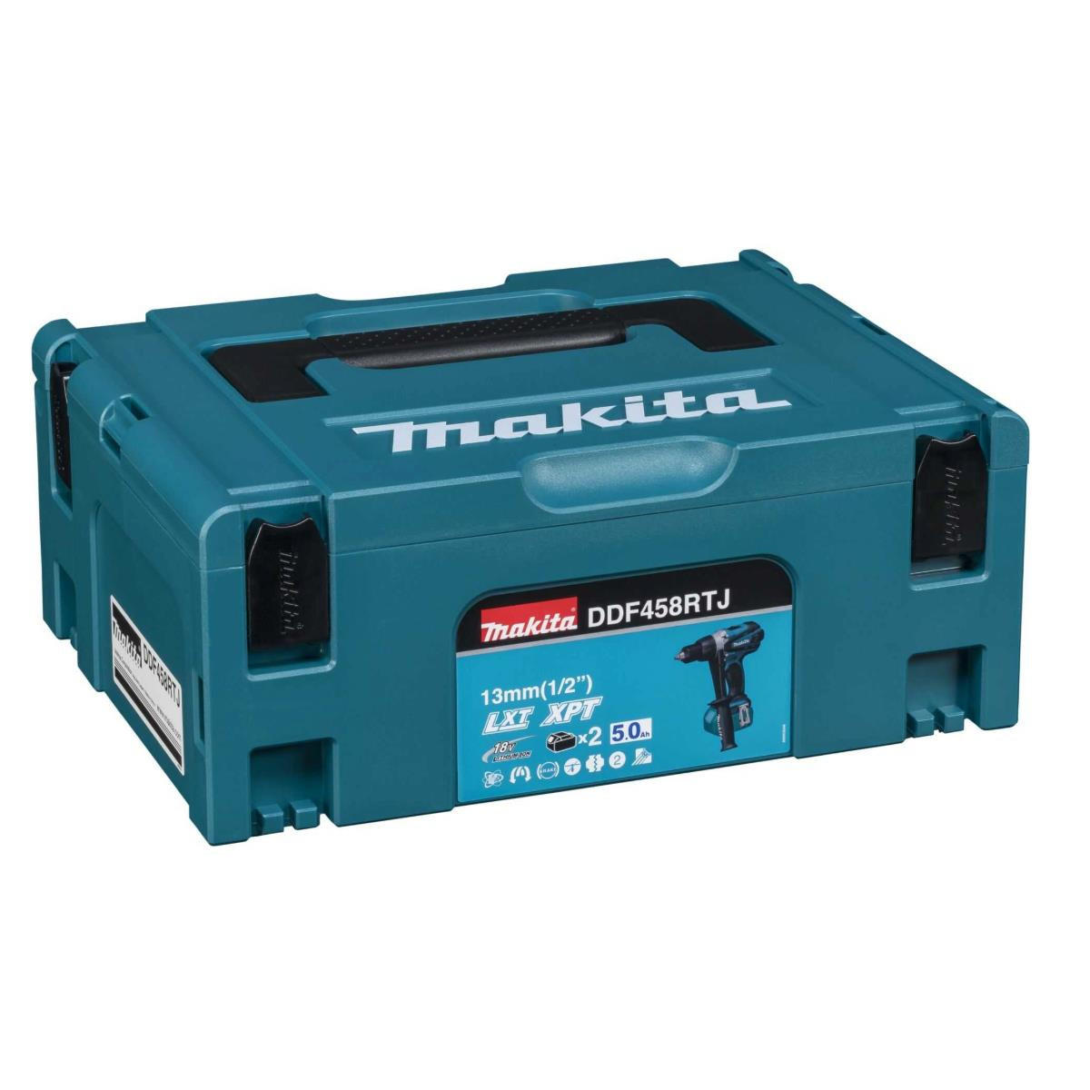 WERKZEUG DDF458RTJ - Türkis, Metall (25/30/25cm) - Makita