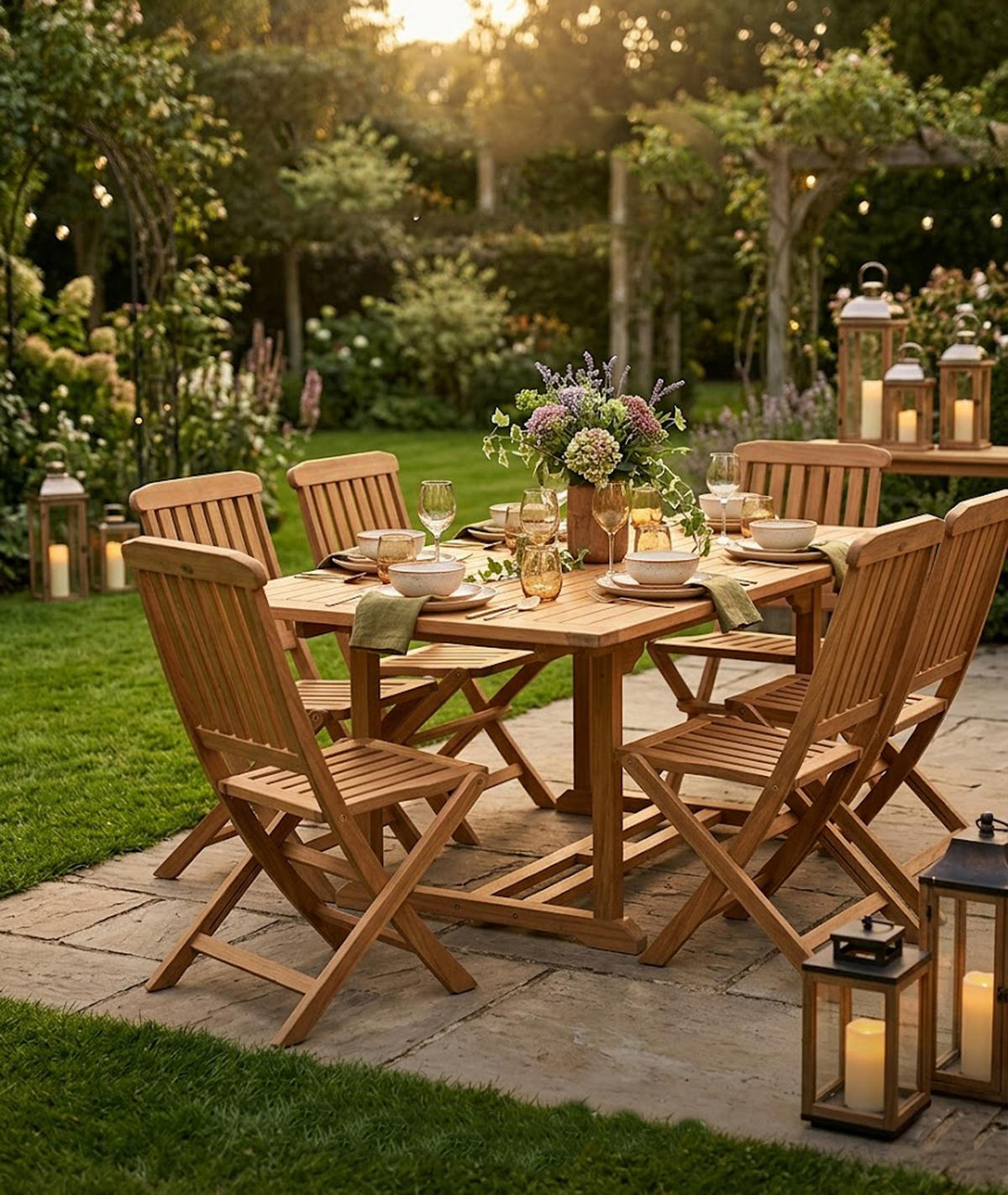 KLAPPSTUHL Capri - 2er Set - Braun, Holz (45/93/114cm) - TPFGarden