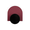 GARDEROBENHAKEN Single Knob 15/4/18 cm - Rot, Holz (4/18/15cm) - Present Time