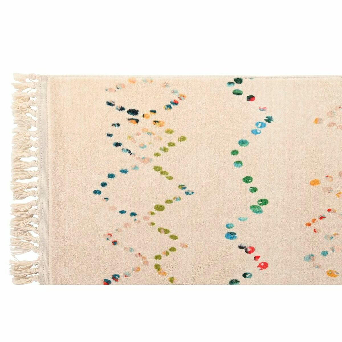 TEPPICH 60 x 240 x 0,7 cm Polyester Bunt Rhombusse - Multicolor, Kunststoff (60/240cm) - DKD Home Decor