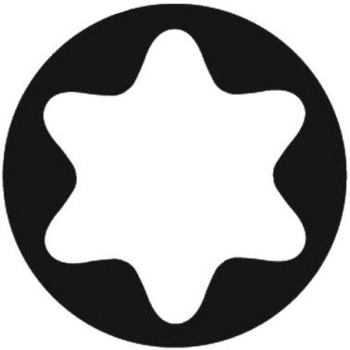 STECKNÜSSE Innensechskant Nuss Satz, Aussen, E-Profil E10-E20, 1/2 Zoll, 6-teilig - Schwarz, Metall (14/22/6cm) - BONI-SHOP