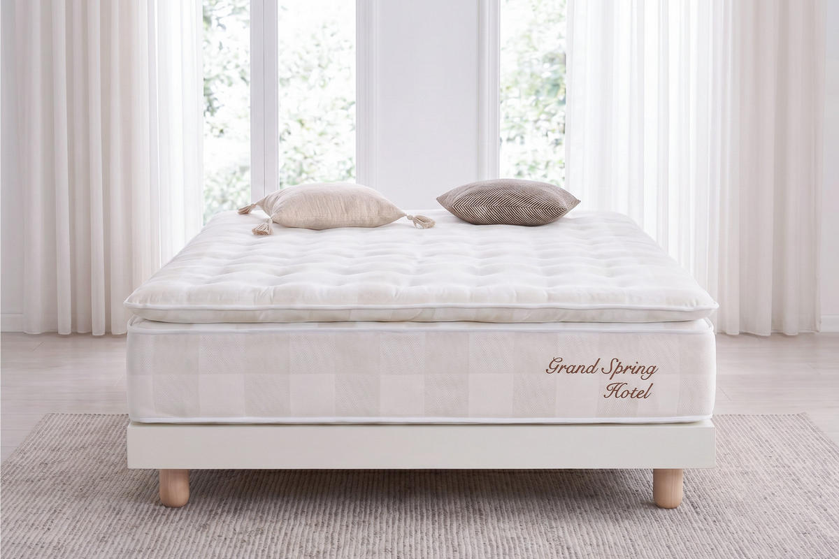 MATRATZE Grand Spring Hotel - 135X190 cm- Härtegrad H3/H4 - Beige, Textil (135/190cm) - Moonia