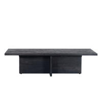 COUCHTISCH aus Mangoholz 140cm, schwarz - Schwarz, Holz (140/70/38cm) - Giga Meubel