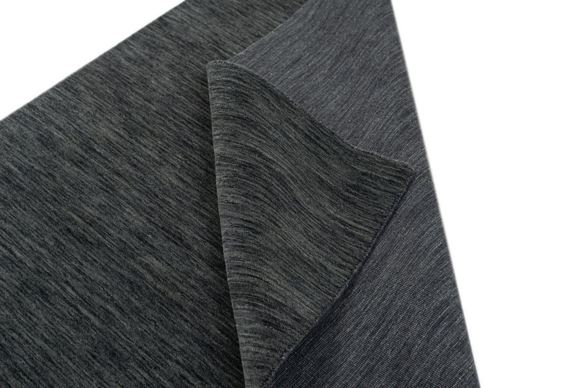 WEBTEPPICH Luxus Designerteppich 40x60 cm - Dunkelgrau, Textil (40/60cm) - Rug and Roll
