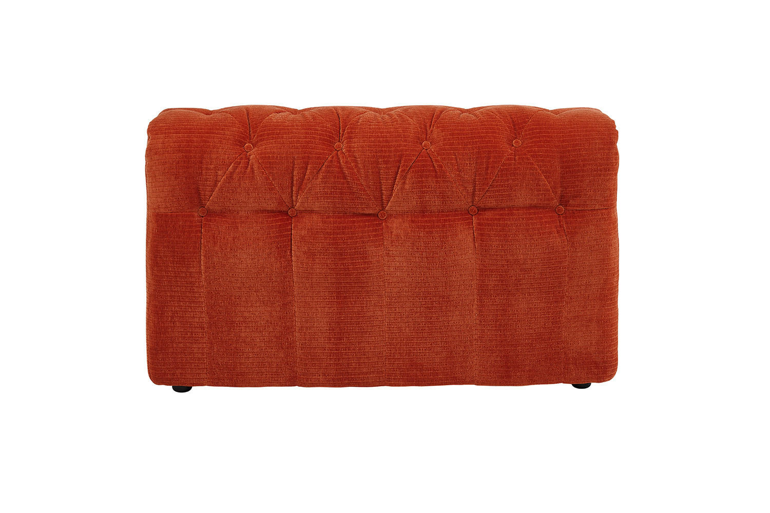 SOFA SITZELEMENT SEPHI Rot Cord - Rot/Schwarz, Kunststoff/Textil (107/62/27cm) - KAWOLA