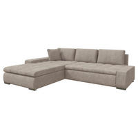 ECKSOFA Orkan - Hellbraun, Holz/Textil (302/213cm) - MIRJAN24