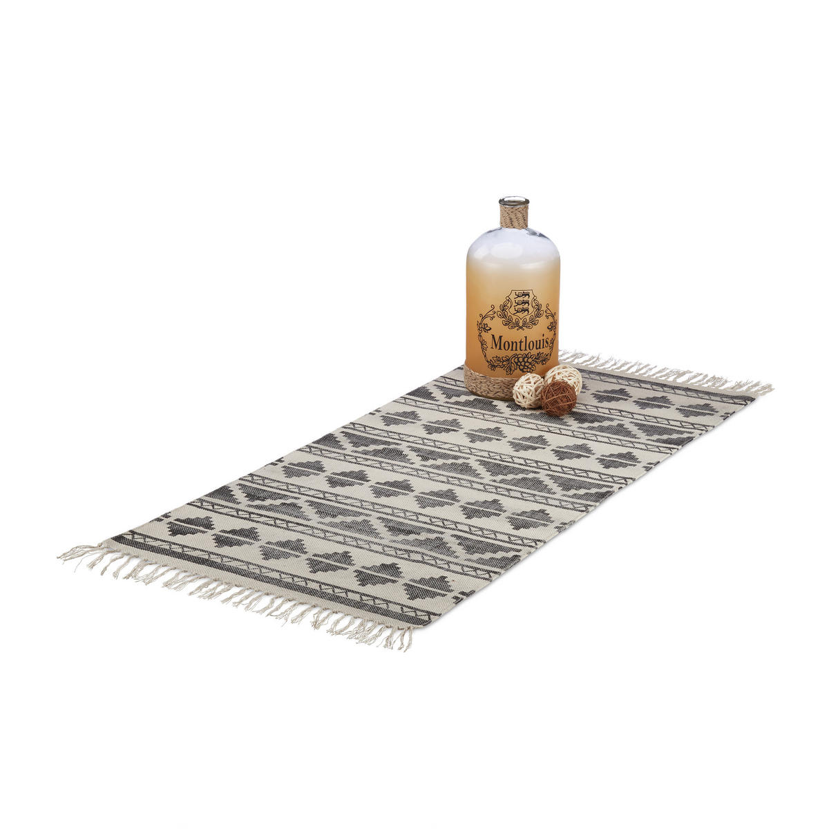 TEPPICHLÄUFER - Multicolor, Textil (140/70cm) - Relaxdays