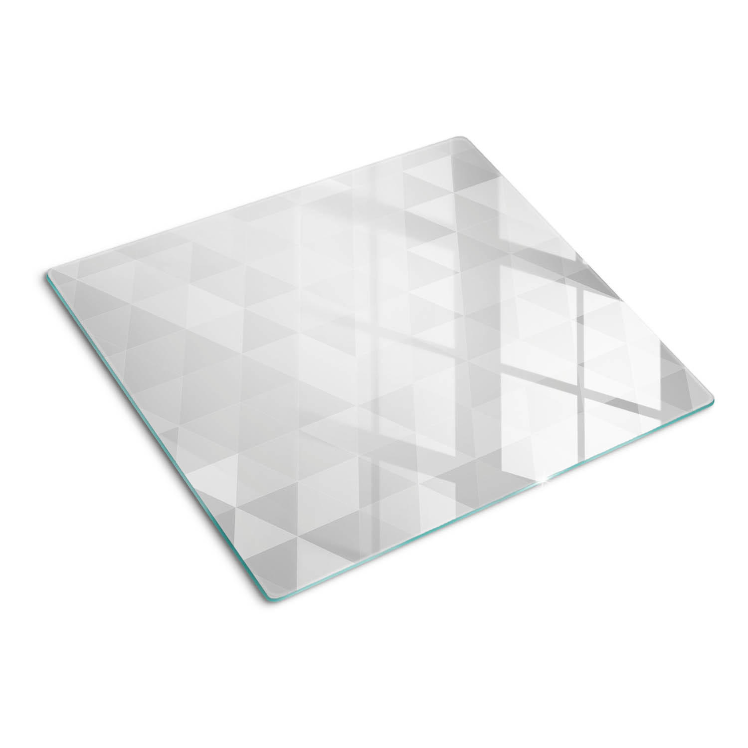 Tulup Glasplatte Grau 60x0.4x52 cm