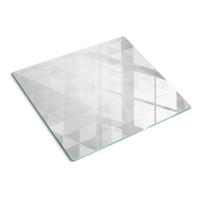GLASPLATTE 60x52 cm Abstraktion - Grau, Glas (60/0.4/52cm) - TULUP