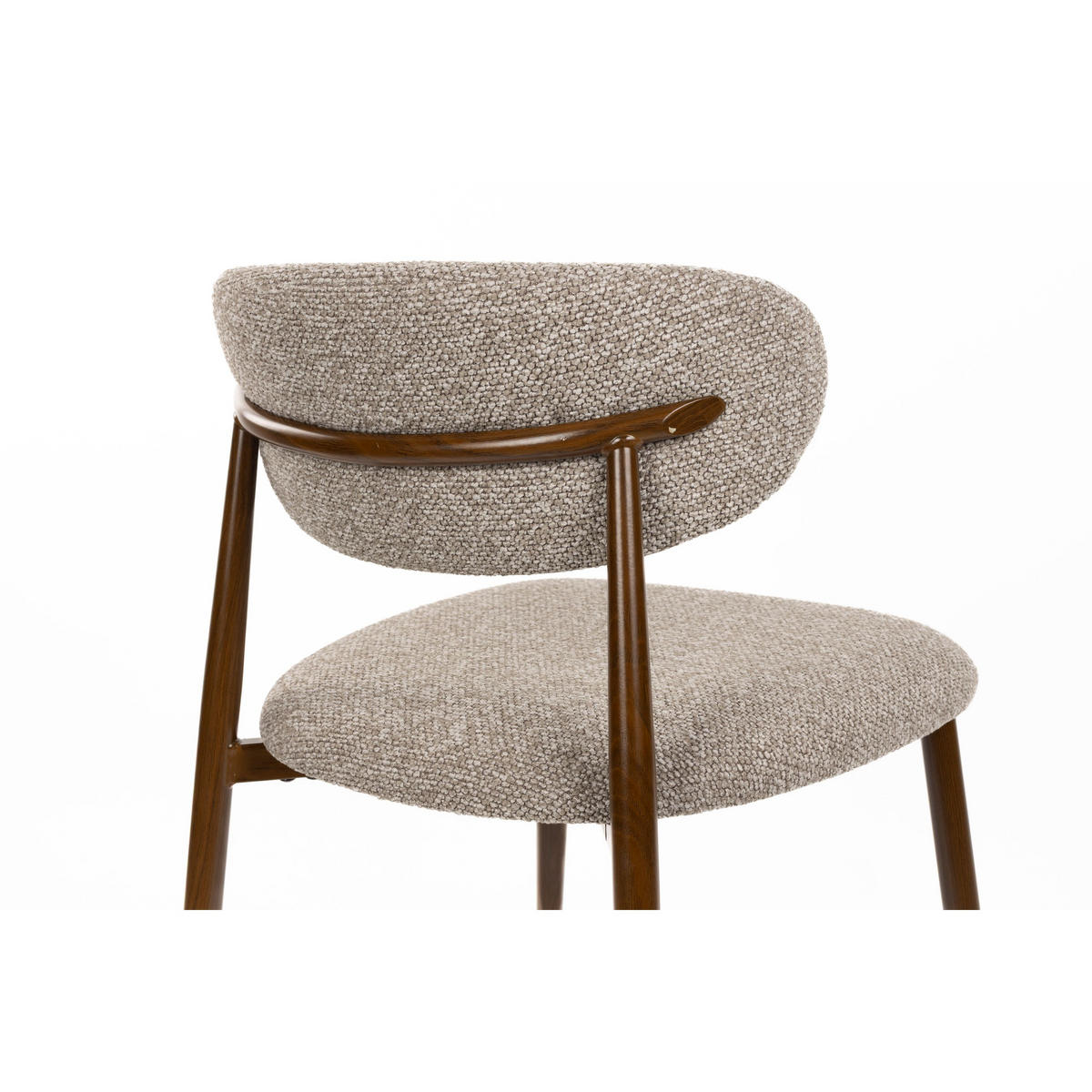 ESSZIMMERSTUHL Noor Taupe - 2 er Set - Taupe, Kunststoff (51/77.5/53cm) - Housecraft Living