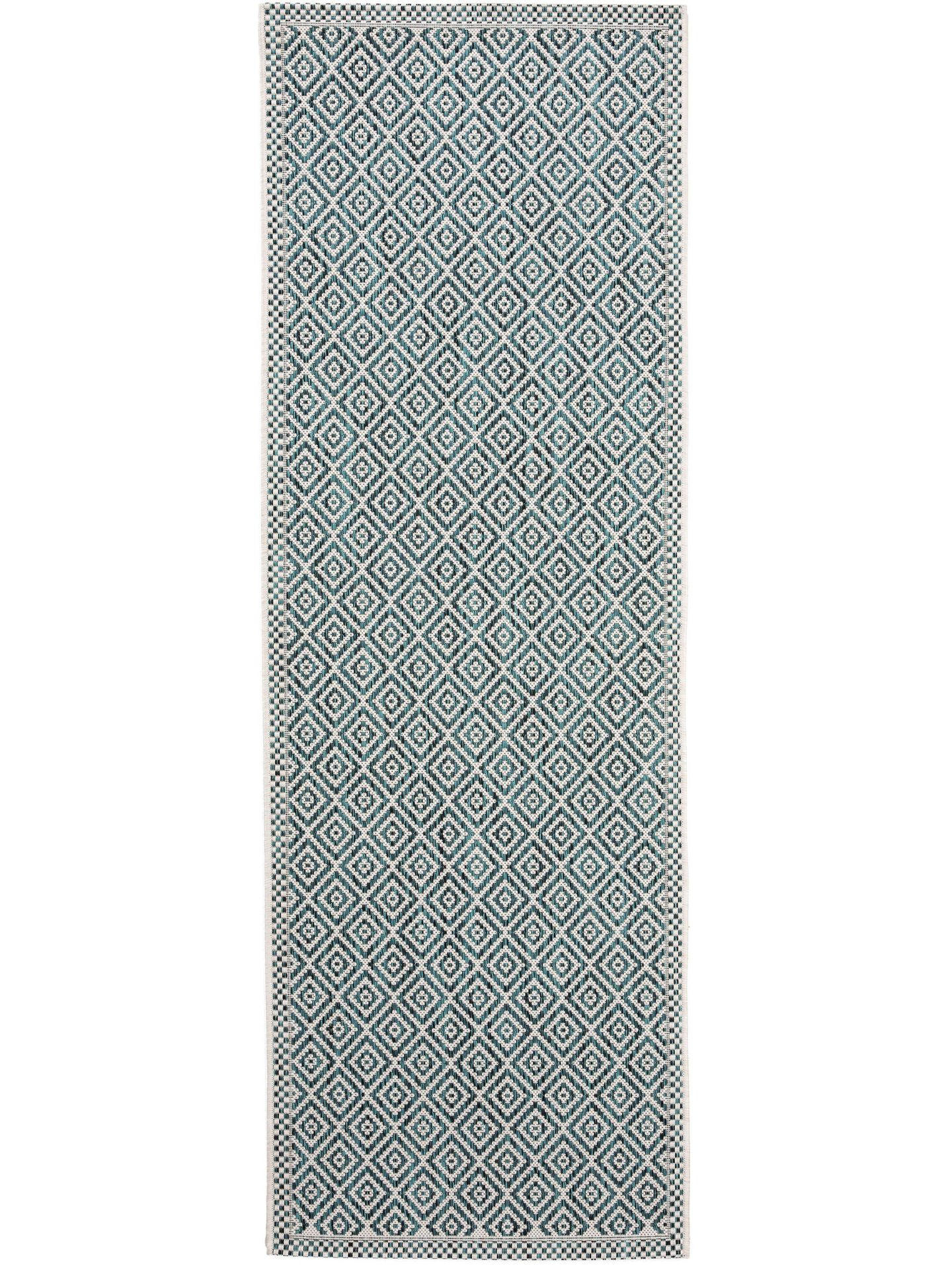 KUNSTLOFT VNITŘNÍ a venkovní běhoun Cleo Modrá 80x240 cm