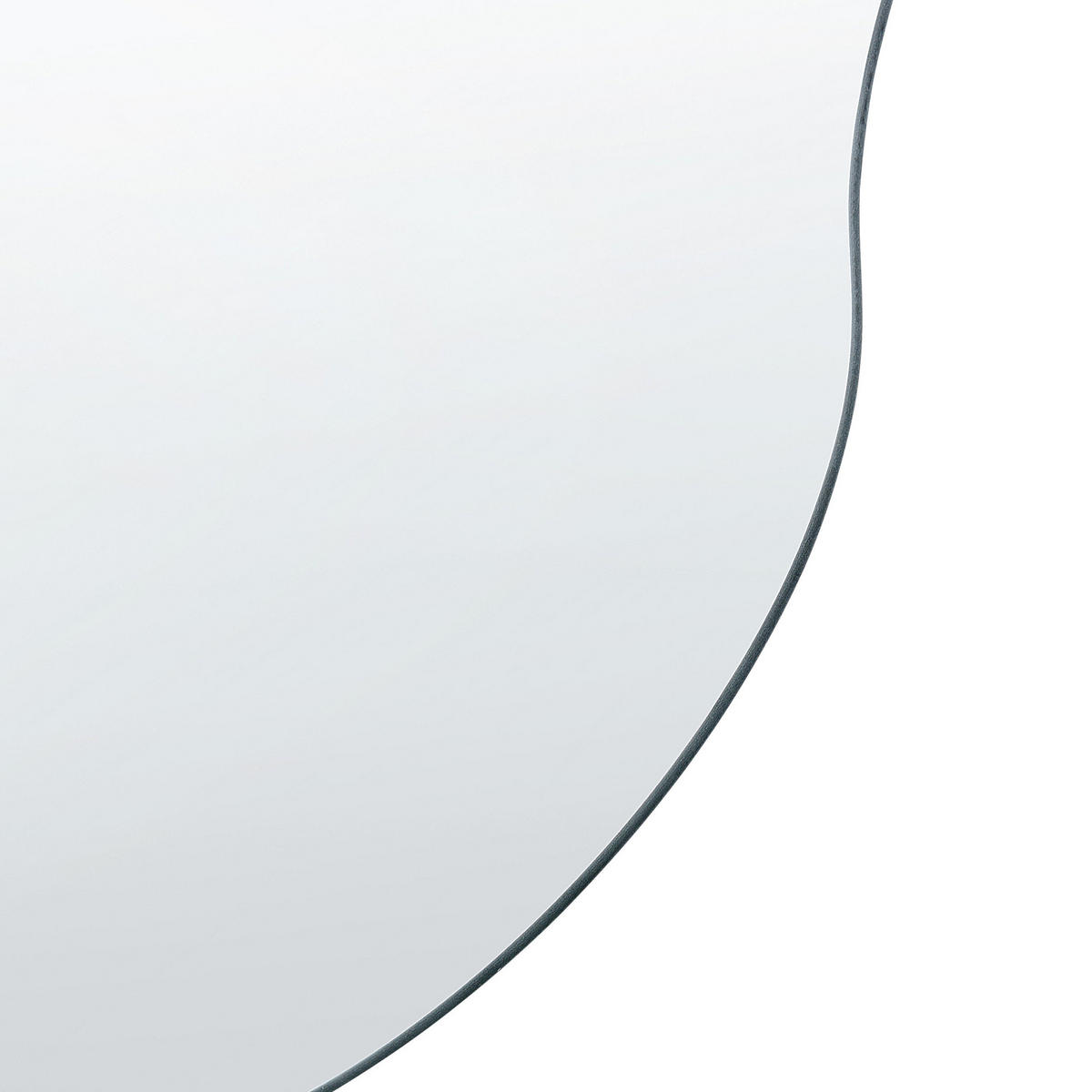 WANDSPIEGEL Silber 33/80 cm Auxerre - Silberfarben, Glas (33/80/33cm) - Beliani
