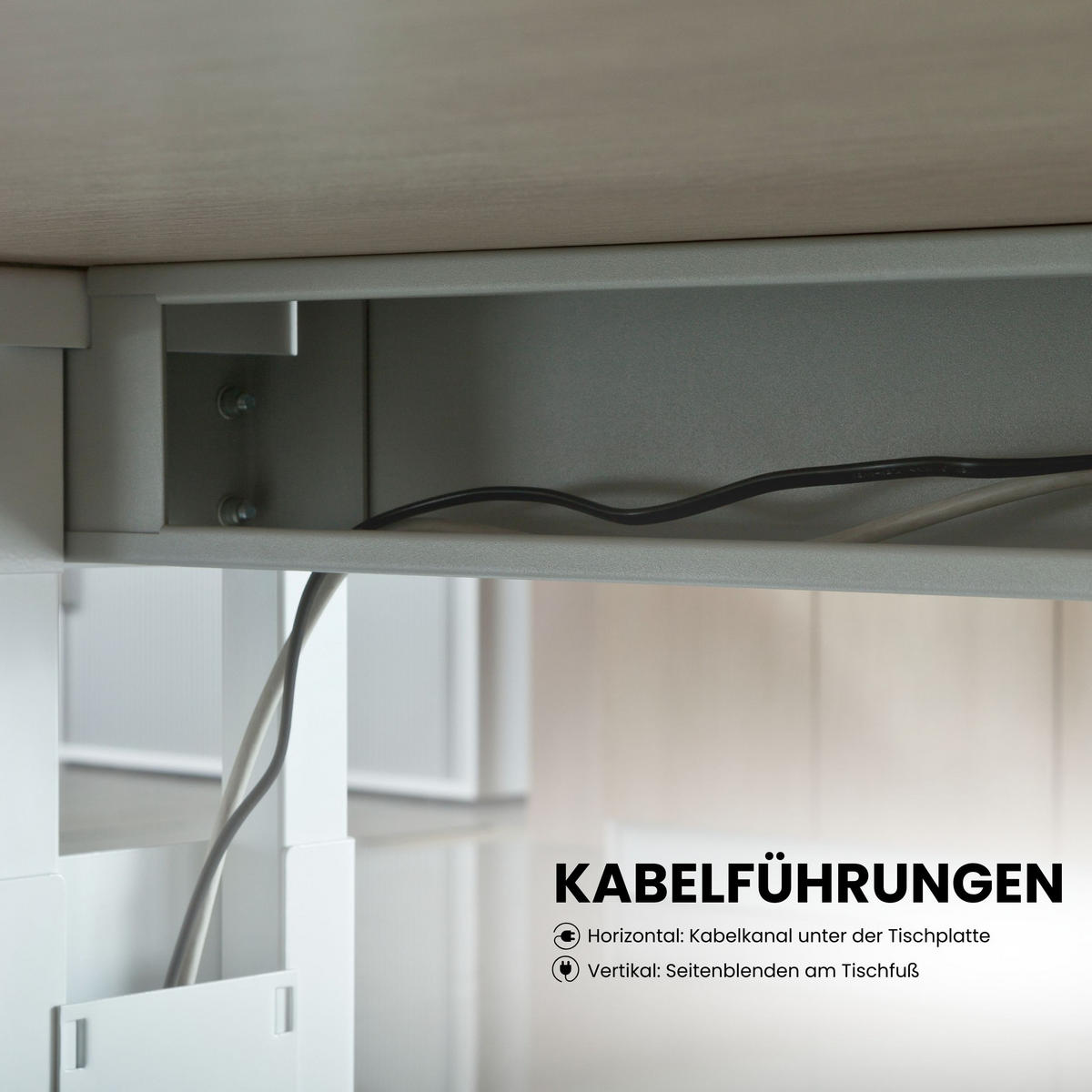 SCHREIBTISCH Serie-F 80/80/74 cm in Buchefarben - Buchefarben, Holzwerkstoff (80/80/74cm) - bümö