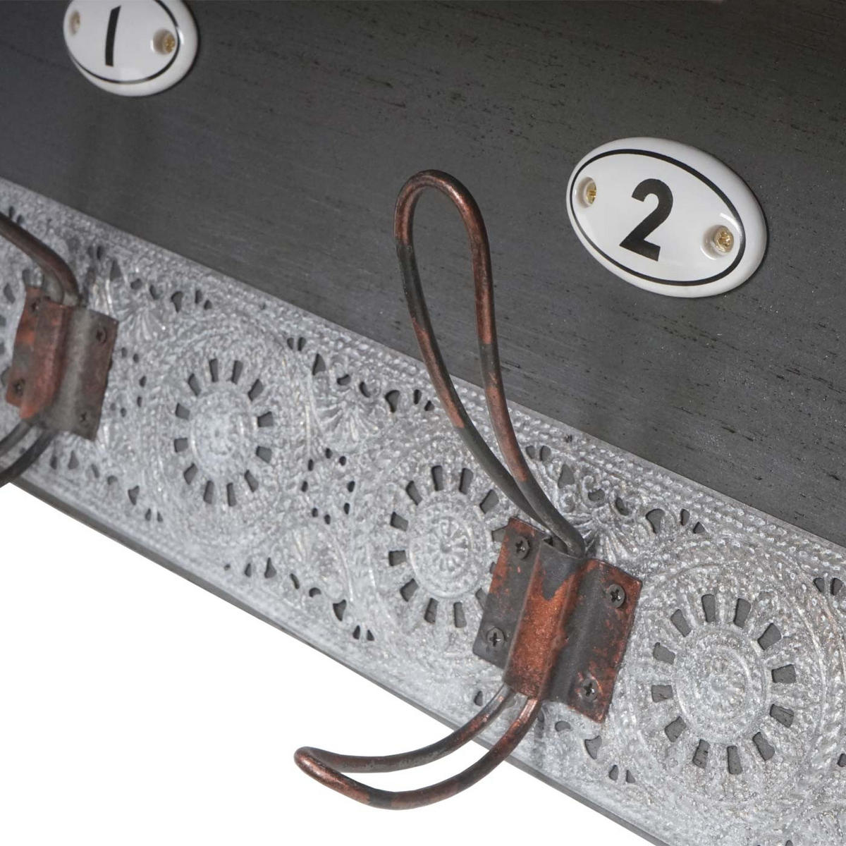 WANDGARDEROBE Grau - Grau, Holz (60/22/18cm) - MCW