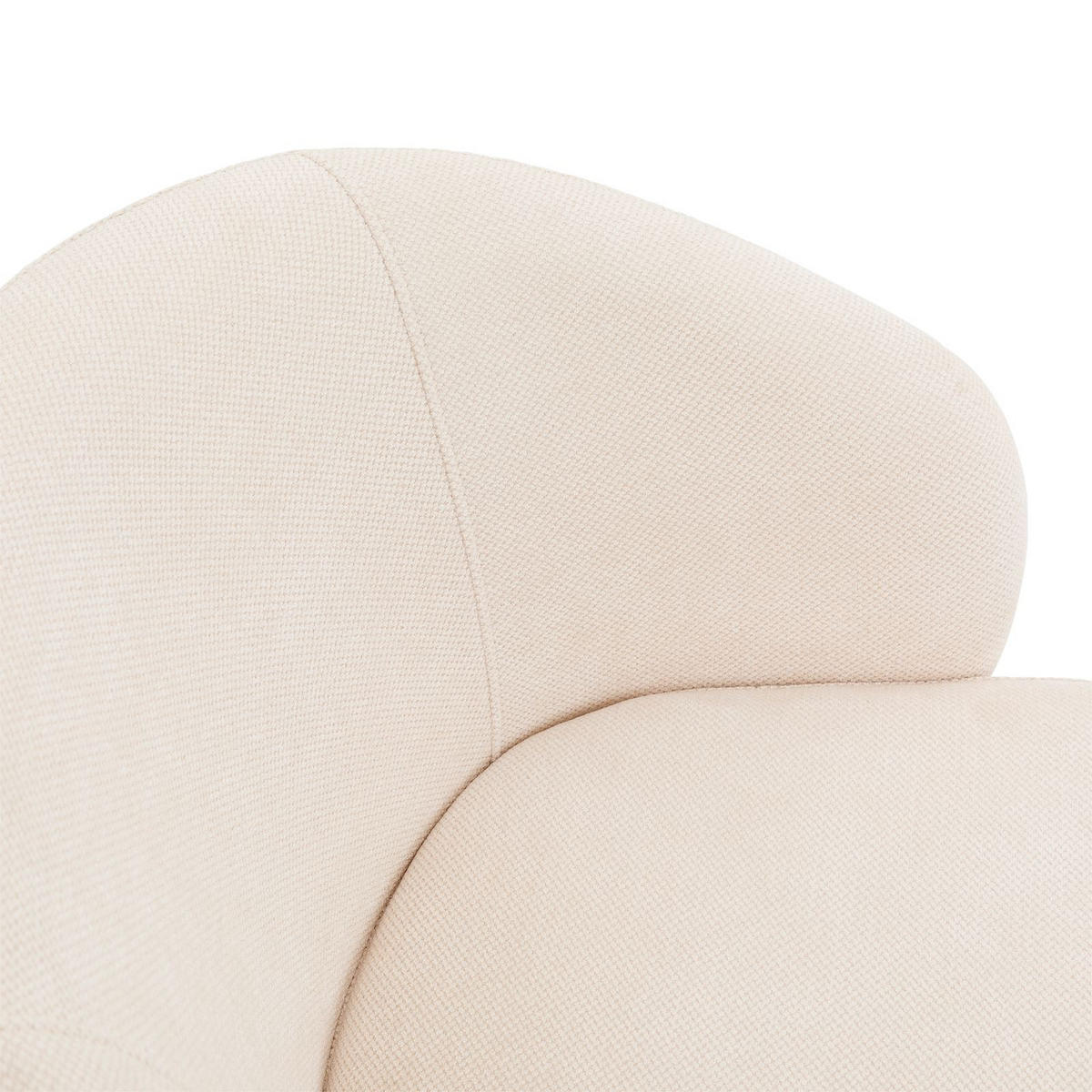 ESSZIMMERSTÜHLE KURSI 2er-Set cremeweiß - Creme, Textil (57/77/60cm) - IDIMEX