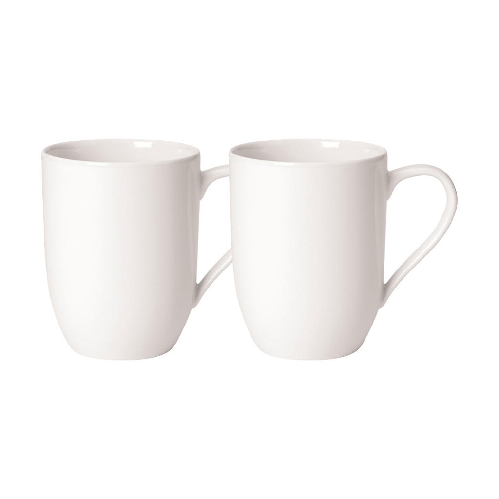 KAFFEEBECHER For Me weiß 290 ml 2er Set - Weiß, Keramik (0.29L) - Villeroy & Boch