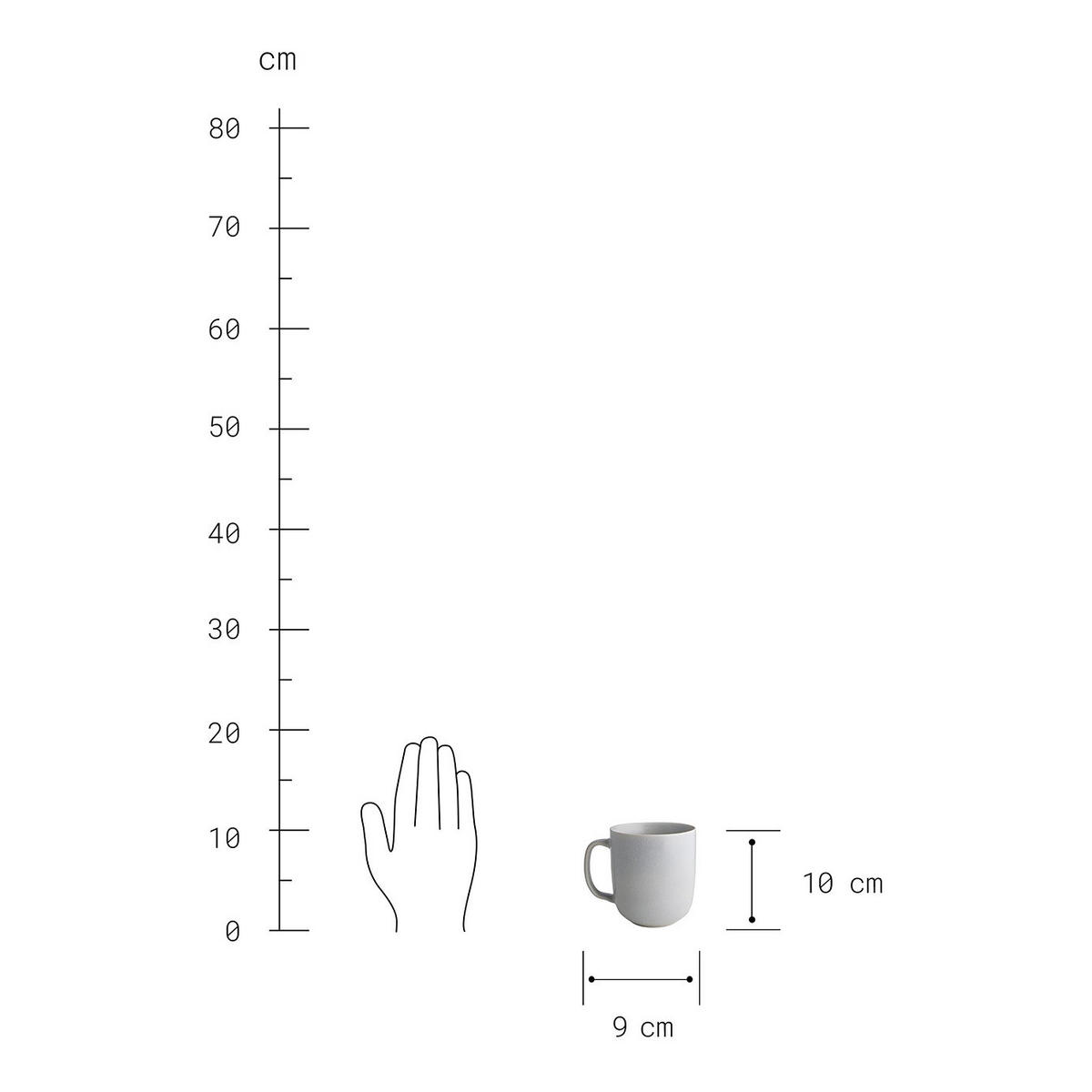 GESCHIRR-SET (16-teilig) Casa Nova - Grau, Keramik (27/1/27cm) - Butlers