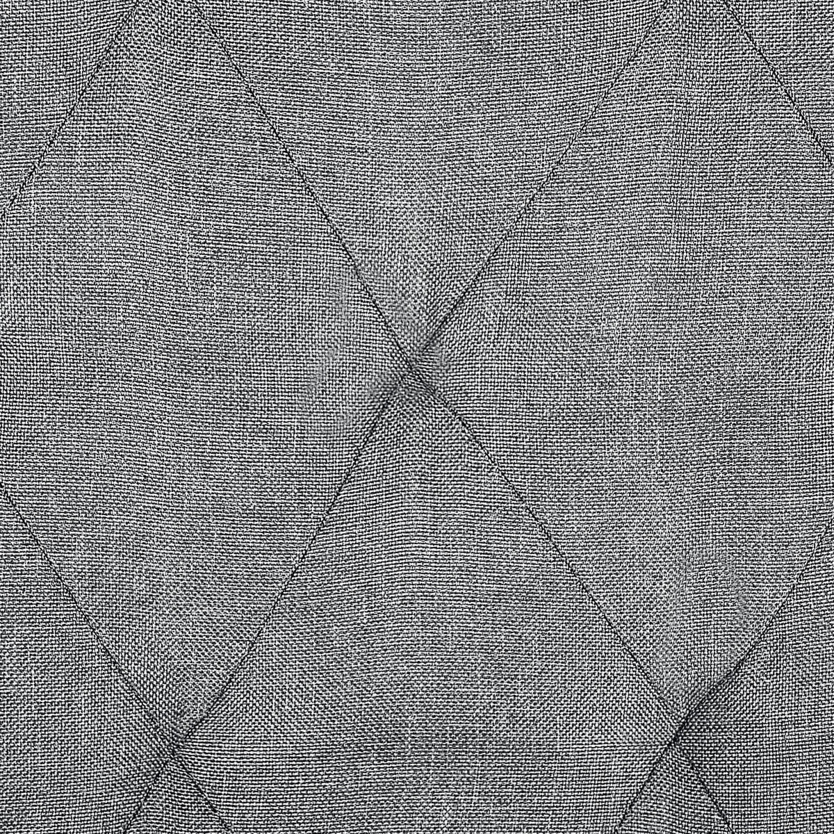 STUHL 2er-Set Polsterbezug Grau Shirley - Grau, Holz/Textil (46/103/60cm) - Beliani