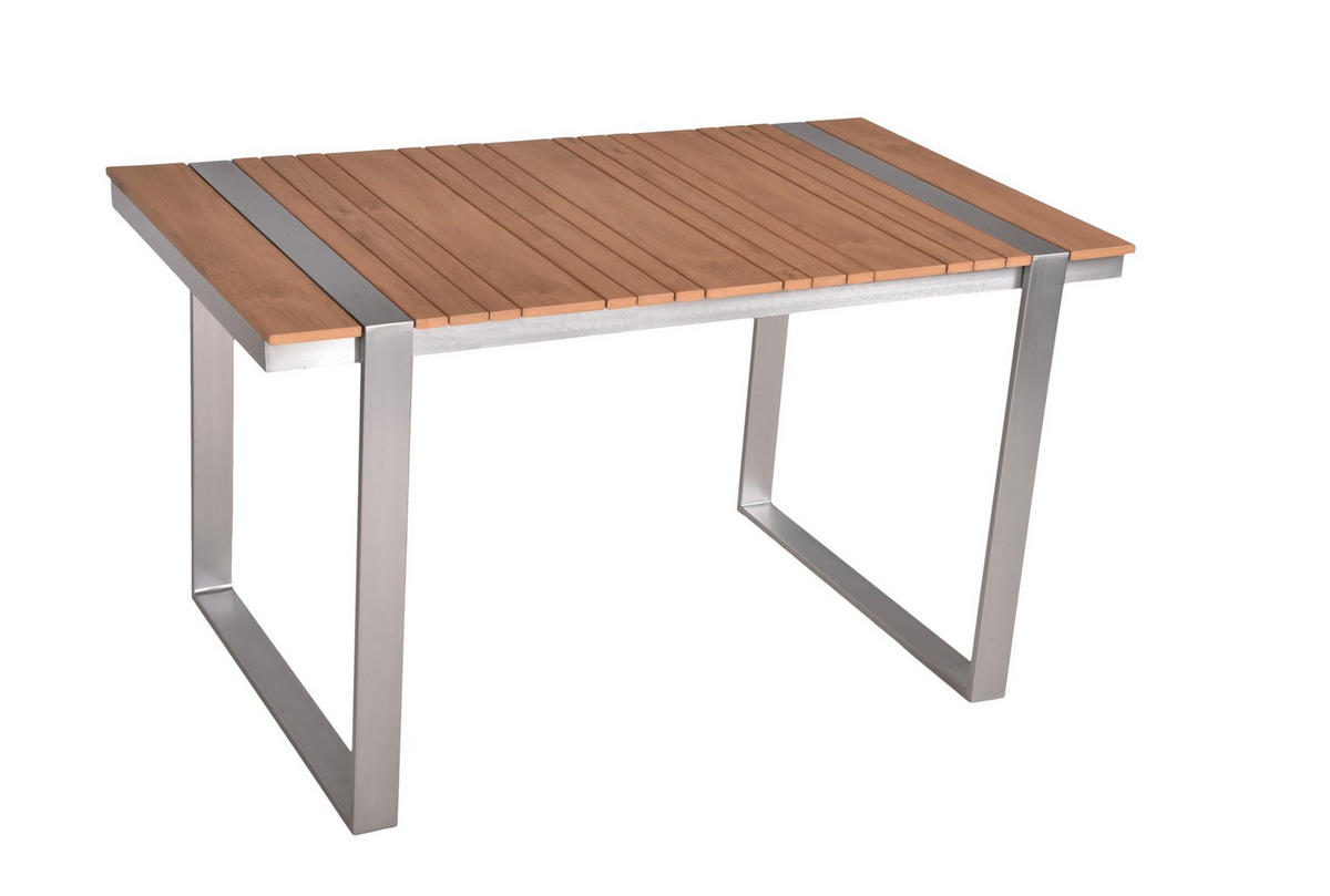 GARTENLOUNGESET Gerd 6-teilig Hellbraun Gartenloungeecke - Hellbraun, Kunststoff - DELUKE