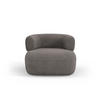 SESSEL Jenny aus Boucle grau - Grau, Textil (88/73/90cm) - Micadoni