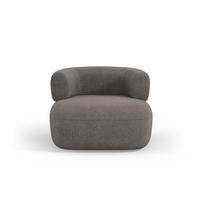 SESSEL Jenny aus Boucle grau - Grau, Textil (88/73/90cm) - Micadoni