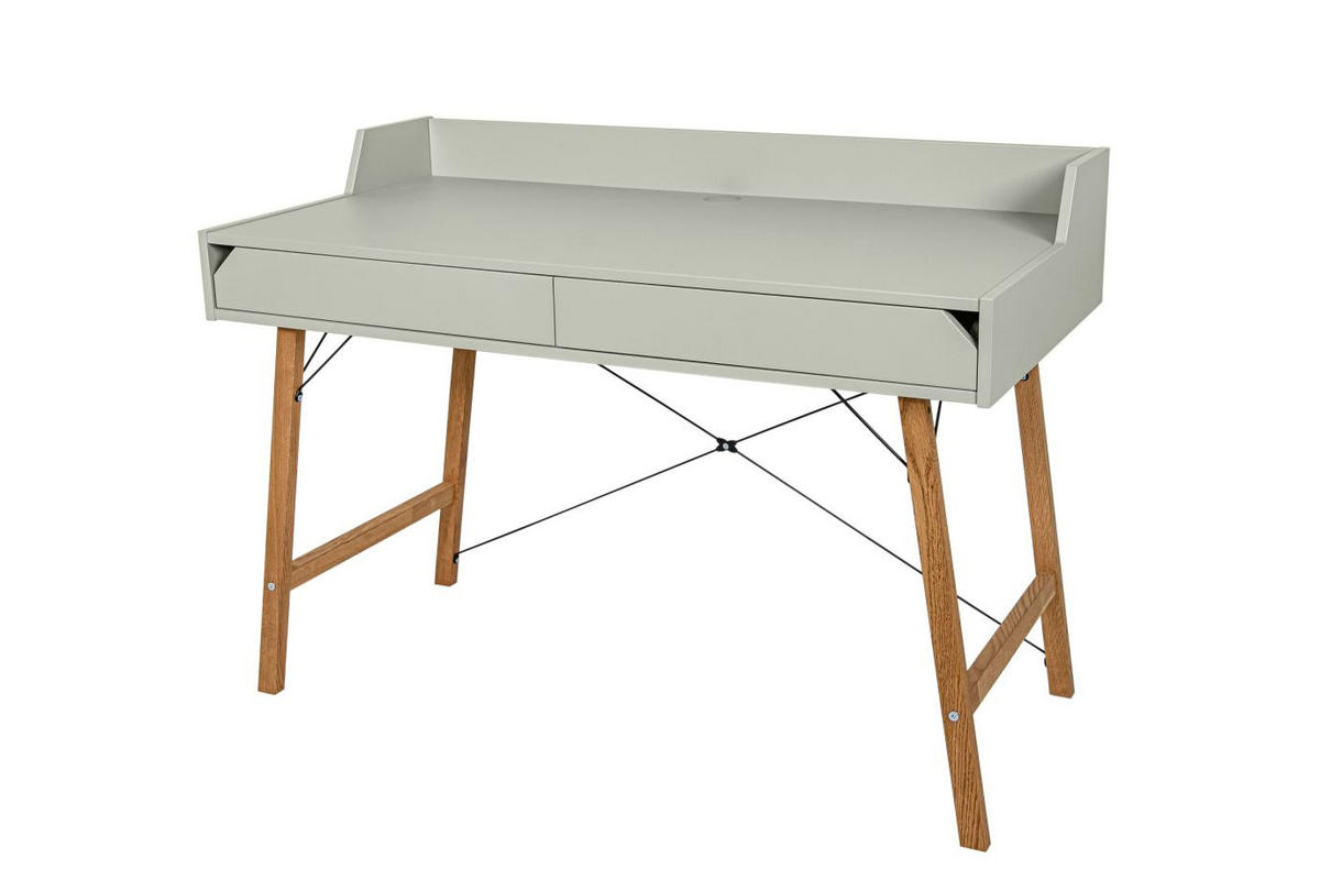 KINDERSCHREIBTISCH Lotta - Grün, Holzwerkstoff (120/76/60cm) - RAUMHIRSCH FURNITURE