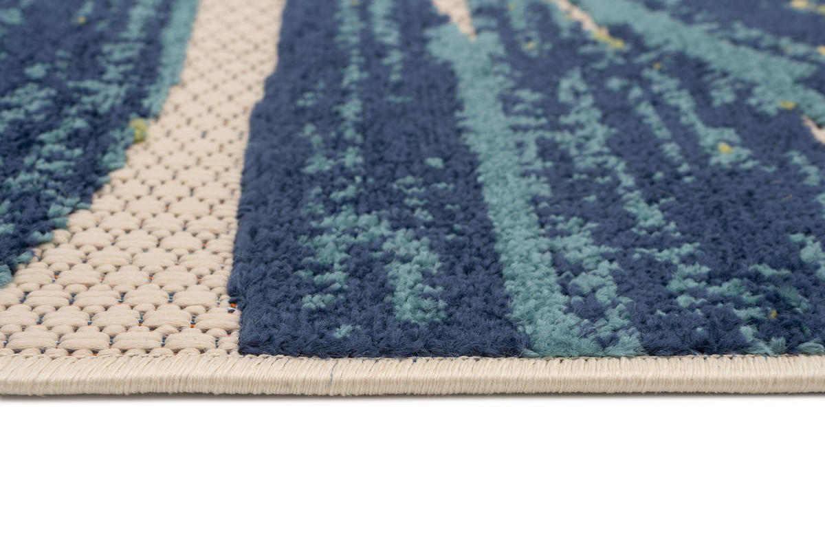 TEPPICH PATIO Creme 140/200 cm - Grün, Kunststoff (140/200cm) - Tapiso