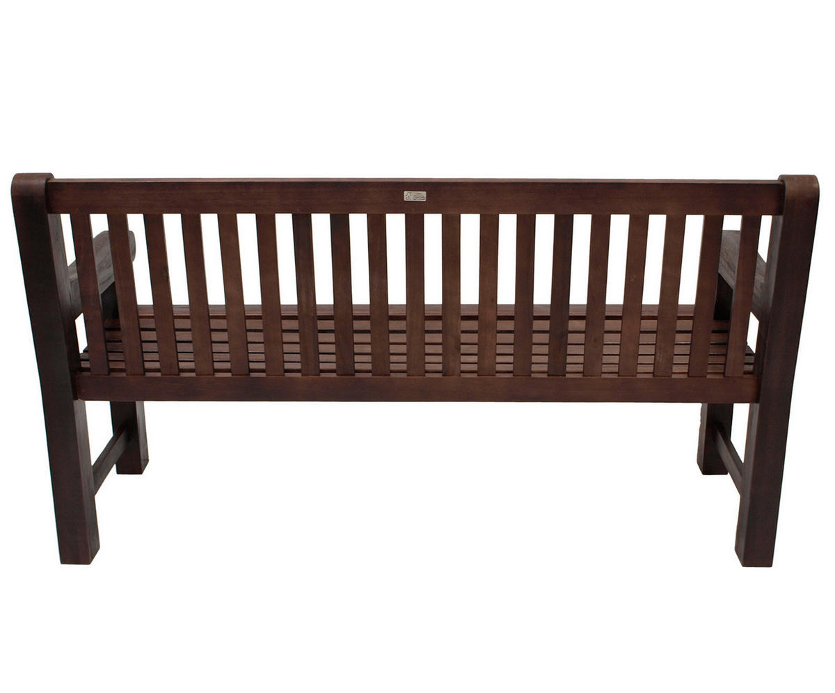 GARTENBANK Holzbank Bristal 3-Sitzer aus Eukalyptusholz - Braun, Holz (162/90/69cm) - TPFGarden