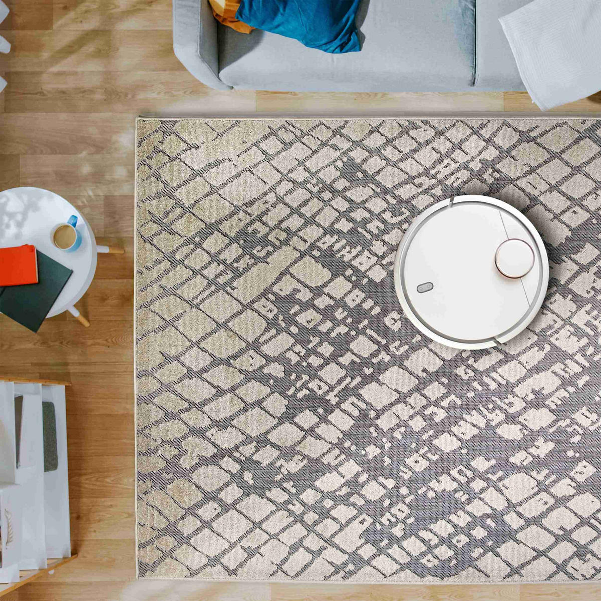 KURZFLORTEPPICH SERINA - Weiß, Textil (80/200cm) - Astra