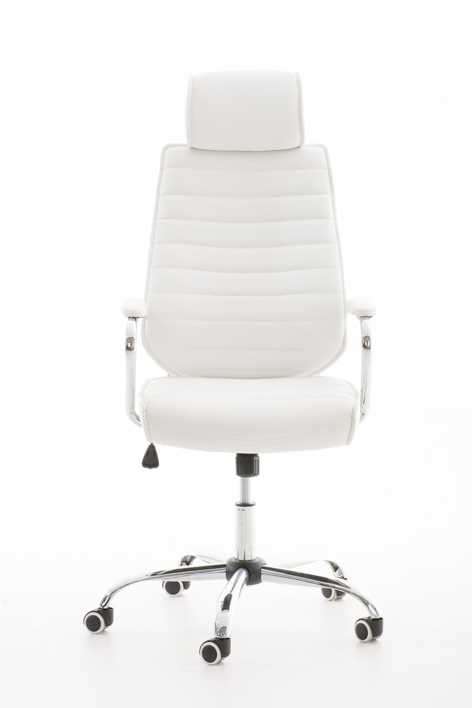 BÜROSTUHL Rako, Weiß - Weiß, Textil/Metall (60/128/67cm) - TPFLiving