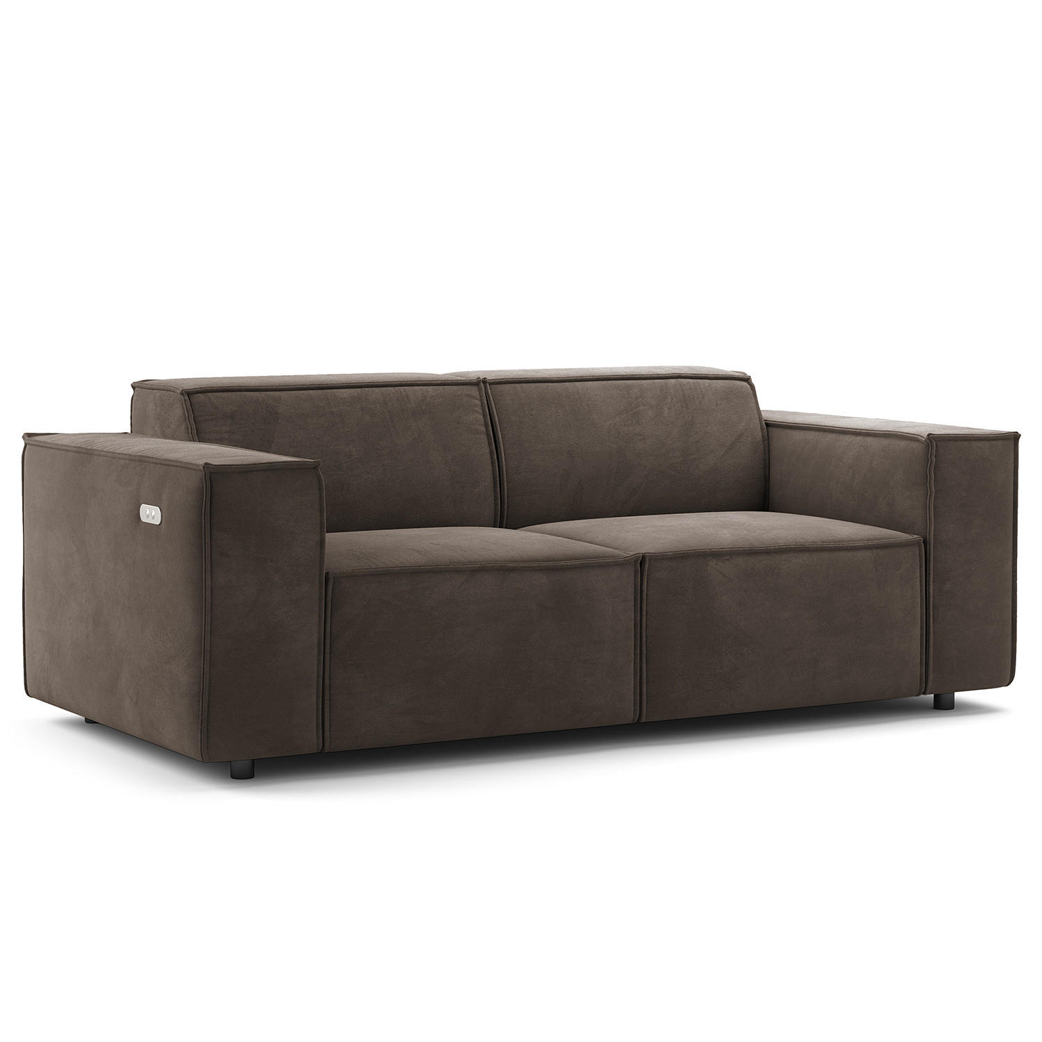 2-SITZER SOFA - Taupe, Textil (189/70/96cm) - home24