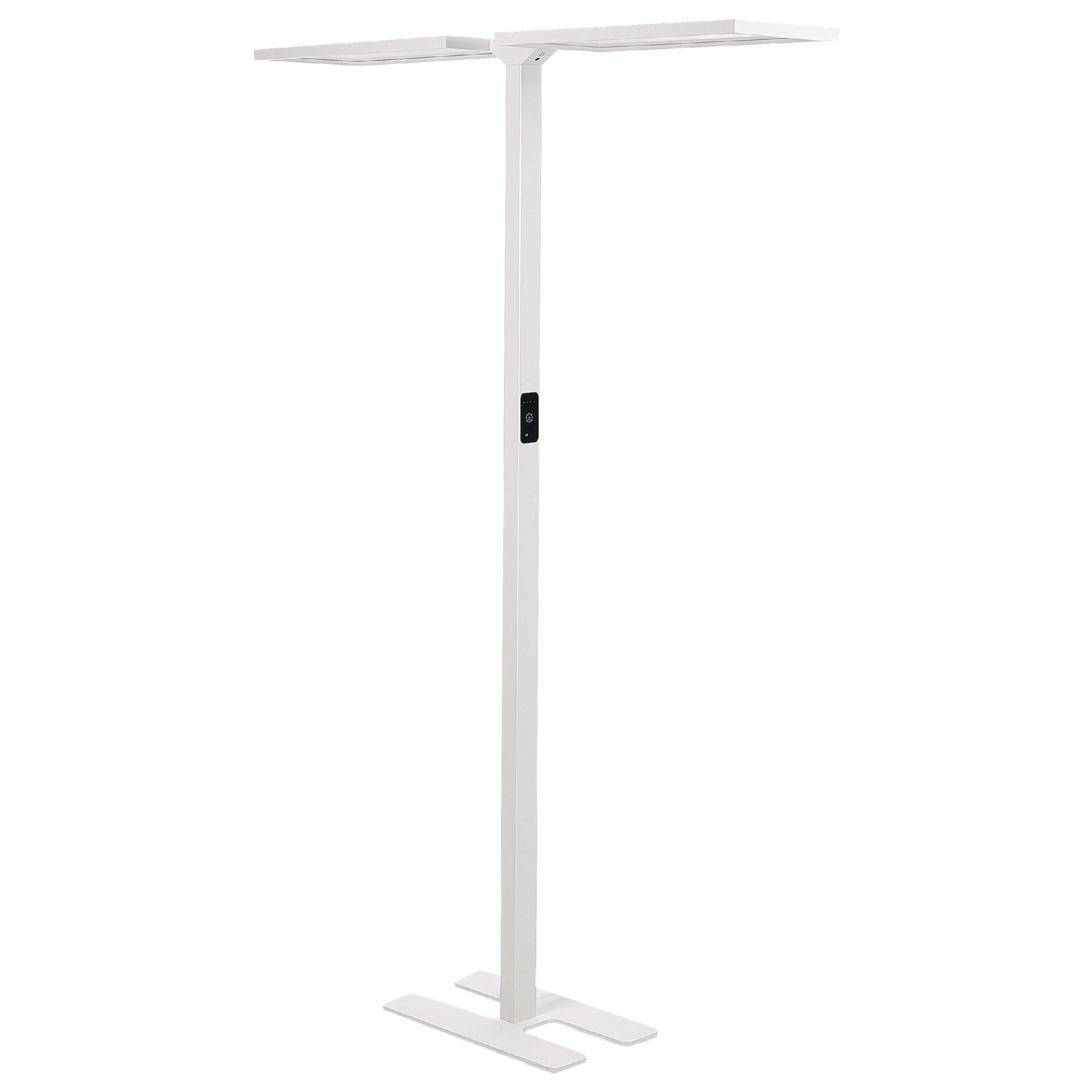 STEHLAMPE Sculptor 30/135/197 cm - Weiß, Metall (30/135/197cm) - Beliani