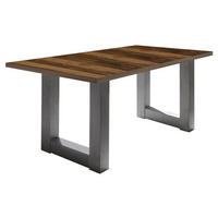 ESSTISCH ausziehbar Eila 3 160 x 90 x 75 Esszimmertisch Graphit/Plankeneiche - Alteiche, Holz (160/90/75cm) - 58aufmkessel