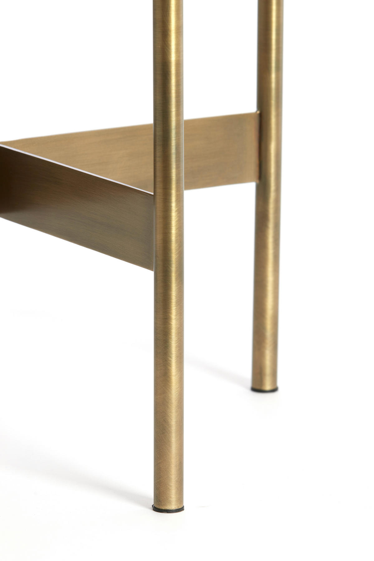 BEISTELLTISCH Macapa Weiß 47/47/45 cm - Weiß, Metall (47/47/45cm) - Light & Living