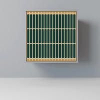 SIDEBOARD ILUSION GATE, Grau, 57,5x42x57,5 cm, Ohne Füße - Multicolor/Grau, Holzwerkstoff (57.5/57.5/42cm) - SpaceRebels